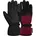 Fingerhandschuhe schwarz rot 8