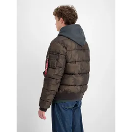 Alpha Industries Ma-1 Camo Bomberjacke Dark Olive Camo L