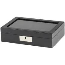 Rothenschild Uhrenbox für 10 Uhren aus Holz Schwarz