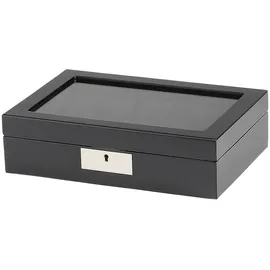 Rothenschild Uhrenbox für 10 Uhren aus Holz Schwarz