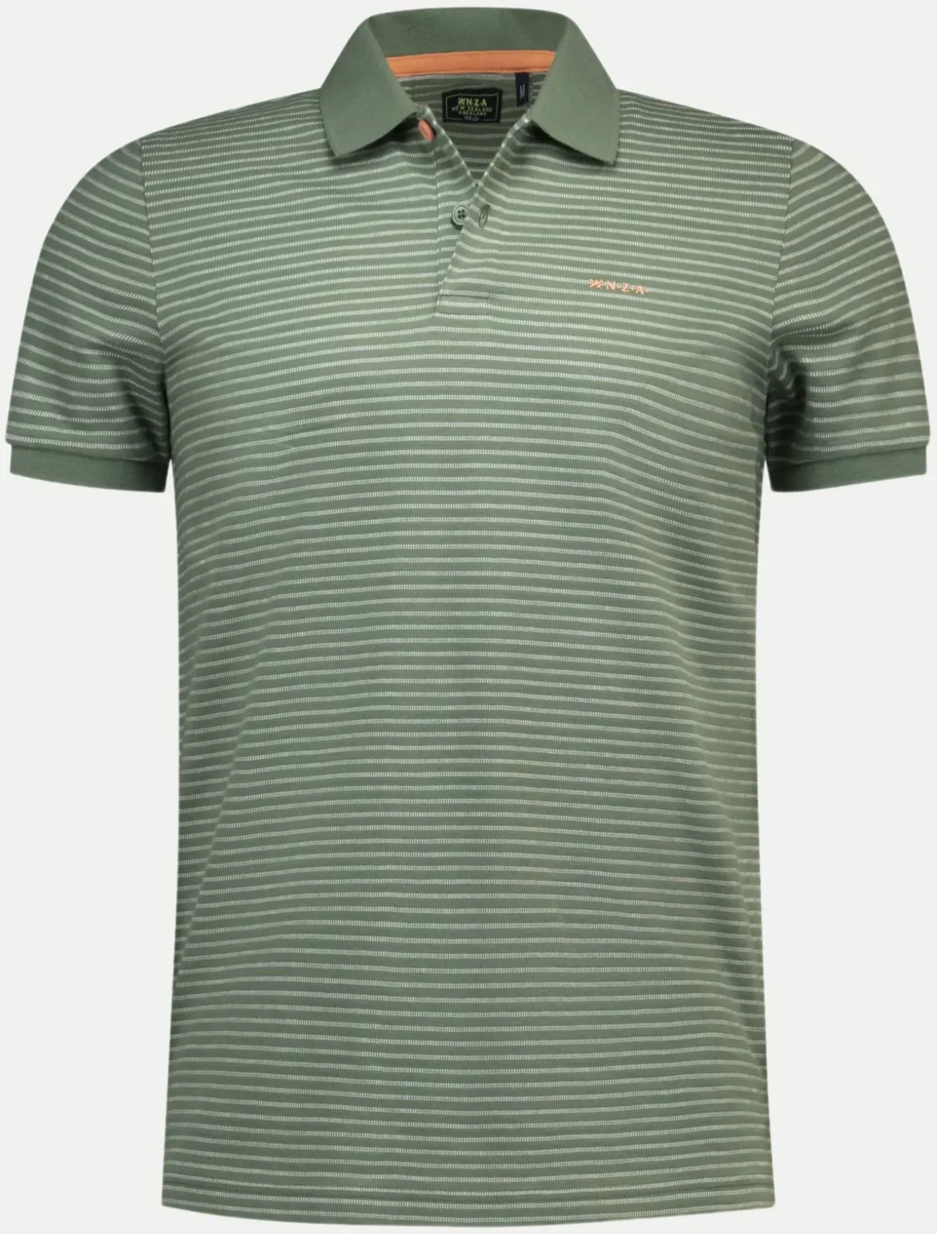 Poloshirt Gestreift Grün XXL