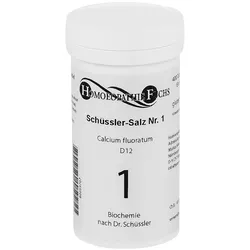 HOMOEOPATHIEFUCHS Schüssler-Salz Nummer 1 Calcium fluoratum D12 Biochemie 400 St Tabletten