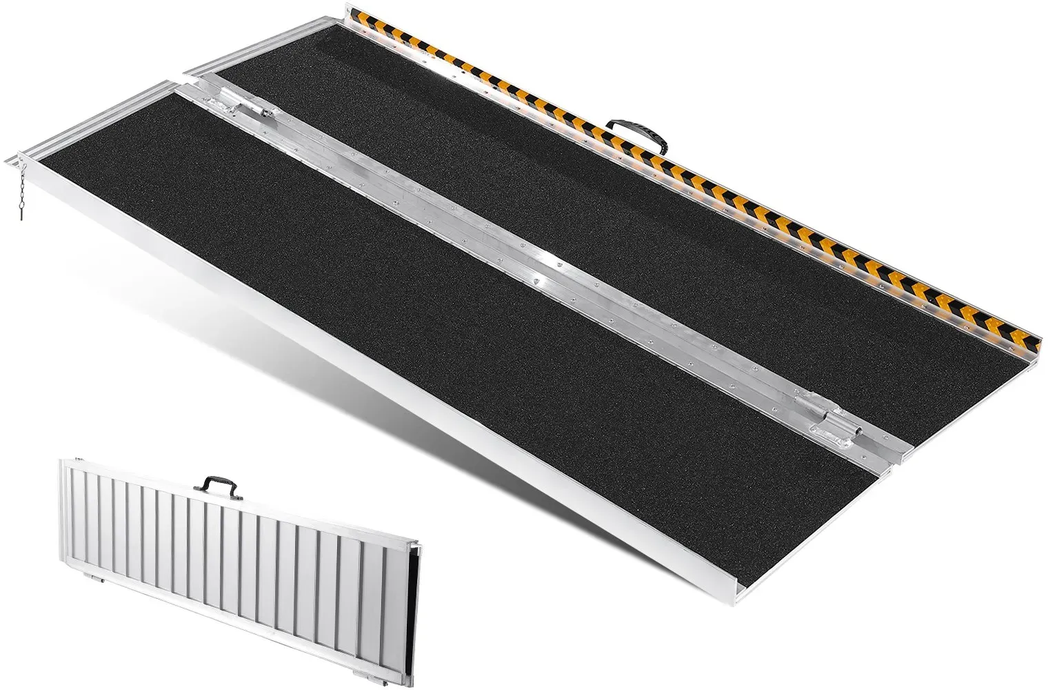 VEVOR klappbare Rollstuhlrampe, tragbare Schwellenrampe aus Aluminium, 183 cm, 363 kg