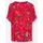 Inspirationen Druckbluse Erdbeere 44