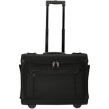 d & n Pilotenkoffer 2-Rollen Cabin 36 cm / 39 l schwarz