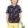 King Kameha Funky Hawaiihemd Kids Kinder Jungs, Kurzarm, X-Mas Weihnachten, Christmas Gingerbread, Blau, 8 - 8 Jahre