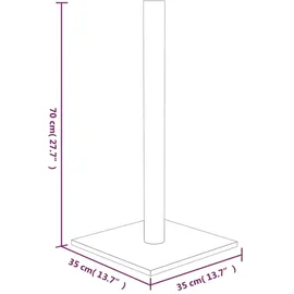 vidaXL Kratzsäule 35 x 35 x 70 cm grau