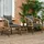 Okwish Bistroset 3-tlg. Sand/Grau