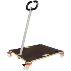 WAGNER Stapelwagen PROTECTION CHAIR CARRIER - 70 x 60 x 12,5 cm, Deichsel, Rollen 75 mm, Tragkraft 200 kg - 20137701
