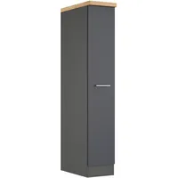 kochstation Apothekerschrank KS-Milan 30 x 60 x 166 cm Grau