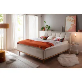 Meise Möbel "Mila", beige, B:198cm L:235cm, Betten, mit Bettkasten
