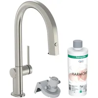 Hansgrohe Aqittura M91 Einhebelmischer Edelstahl