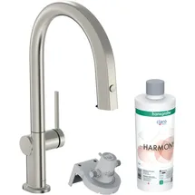 Hansgrohe Aqittura M91 Einhebelmischer Edelstahl