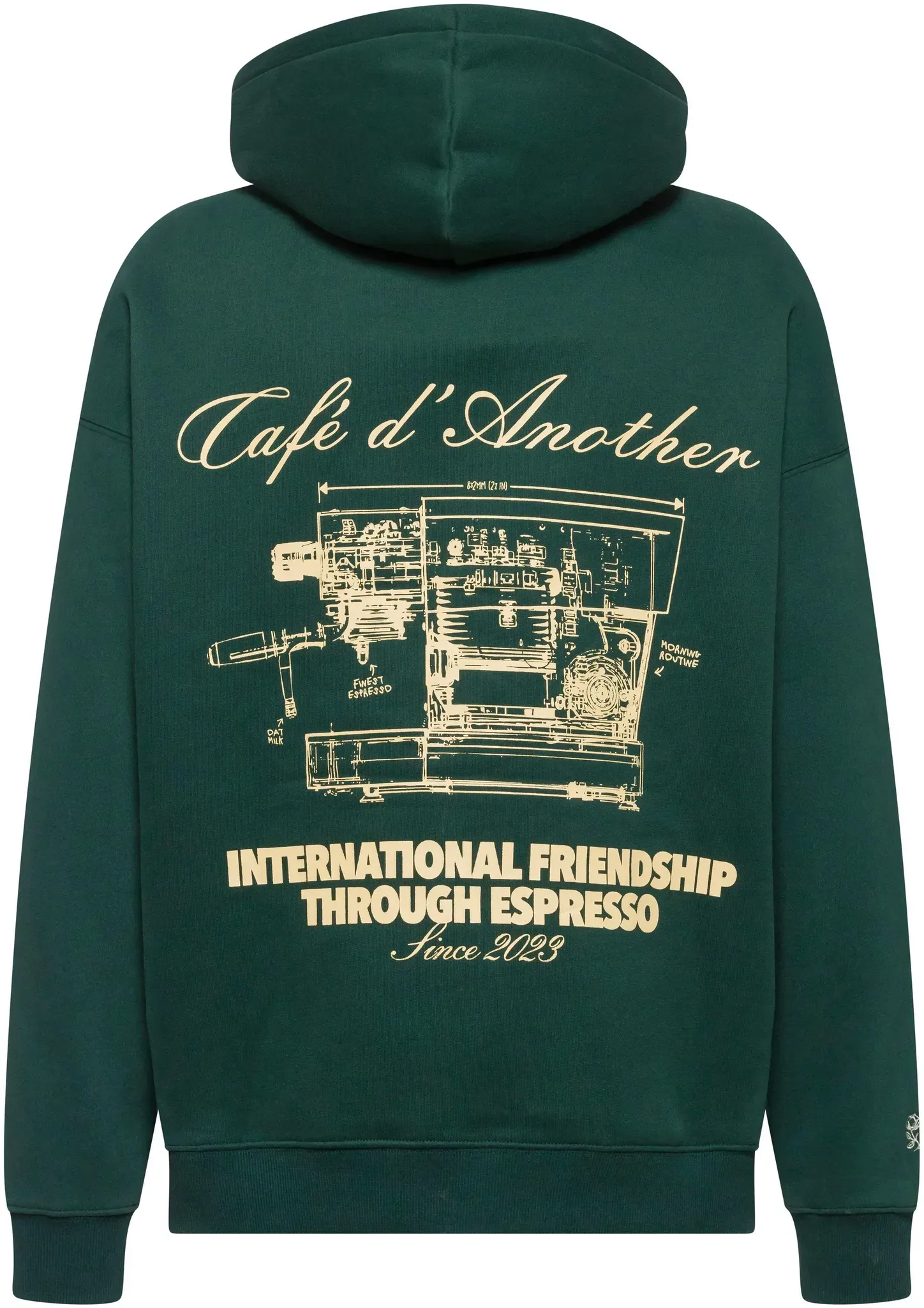 Another Cotton Lab Cafe d Another Hoodie in green, Größe XS - grün