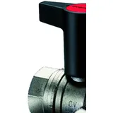 OVENTROP OVENTROP-Kugelhahn Optibal",Knebelgriff DN32,11/4"IG, PN16,mit Entleerung, Ms"