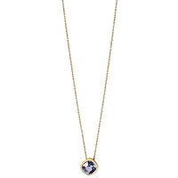 VIVANCE Kette mit Anhänger 585/- Gelbgold glanz Tansanit gelb
