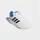 adidas Hoops Classic J Kinder Cloud Weiß/Core Schwarz/Ray Blau 38