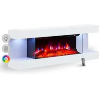 Balderia Elektrokamin Lumina, Standkamin mit Heizung 2000W, 3D-Flammeneffekt, Fernbedienung, Timer, Thermostat