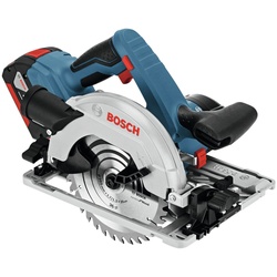 Bosch Professional Akku-Handkreissäge GKS 18V-57 G, + FSN 1400 Akku-Kreissäge