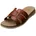 Kiss Schiebe-Sandalen Chestnut 37