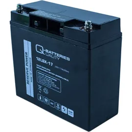 Quality Batteries Q-Batteries 12LSX-17 12V 17Ah Blei-Vlies-Akku / AGM 10 Jahre