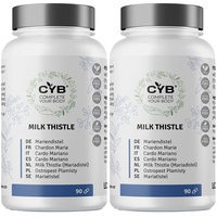 CYB Mariendistel 250 mg Silymarin 40 vegan Kps. Doppelpack 2x90 St Kapseln