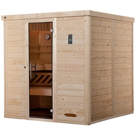 weka Sauna »Kemi«, (Set), 7,5 kW OS inkl. Steuerung