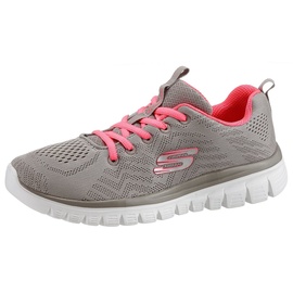 SKECHERS Graceful - Get Connected grey/coral 38