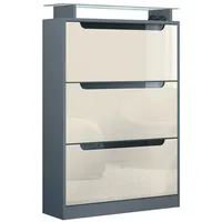Vladon Schuhschrank Space (Schuhkipper, für 24 Paar Schuhe mit