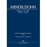 Carus-Verlag Paulus (Klavierauszug XL, deutsch/englisch):