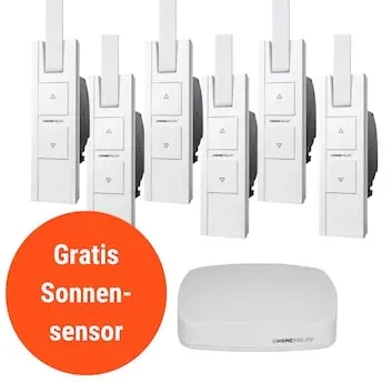 Homepilot Starter Set Smarte Beschattung • 6 Gurtwickler RolloTron Pure smart