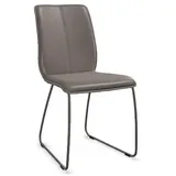 bert plantagie Stuhl Tara 811-A Leder Braun Schoko