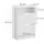 Vicco Luca 59 x 90 x 22 cm 2 Klappfächer weiß