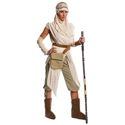 Rubie ́s Kostüm Rey Special Edition, Aufwendiges und mehrteiliges Kostüm der Star Wars-Heldin grau L