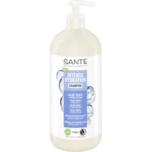 Sante Naturkosmetik Intense Hydration Shampoo Aloe Vera + Mango-Extrakt, veganes Pflegeshampoo mit Pumpspender, stärkt und hydratisiert trockenes Haar, 950 ml