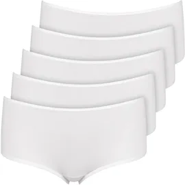 NUR DIE Hipster Slip 5 St. Weiß 40/42