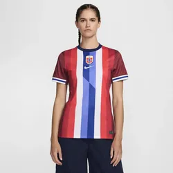 Norwegen 2024 Stadium Home Nike Dri-FIT Replica Fußballtrikot für Damen - Rot, L (EU 44-46)