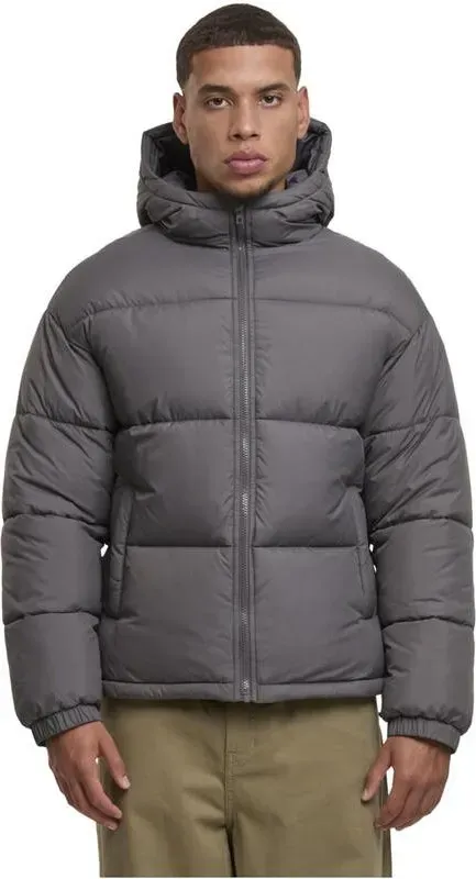 Urban Classics Basic Pufferjacke mit Kapuze Winterjacken/Mäntel Magnet M