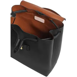 Coccinelle Nikla Mini Bag Rucksack Leder Black/Cognac