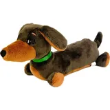 NICI 49821 Kuscheltier Dackel liegend braun - Braun