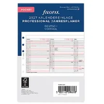 Filofax Pocket Jahresplaner Professional 2027