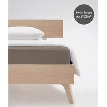 FLEURESSE Comfort 001117 Jersey 200 x 200 - 200 x 220 cm taupe