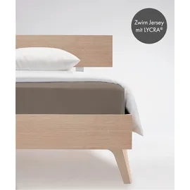 FLEURESSE Comfort 001117 Jersey 200 x 200 - 200 x 220 cm taupe