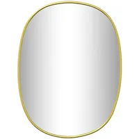 VidaXL Wandspiegel Golden 30x25 cm