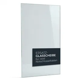 HMF Ersatzglasscheibe 12 x 6,2 cm Weiß