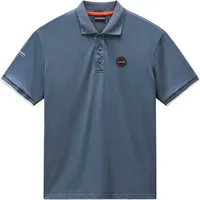 Napapijri - E-Badge Sum - Polo-Shirt Gr S blau
