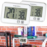 Pearl Digitales Thermometer & Hygrometer mit Minimum / Maximum, 2er-Set