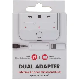 Peter Jäckel DUAL ADAPTER Lightning und 3,5mm Klinkenanschluss