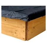 Sandkastenabdeckung 120x120 cm Anthrazit - Grau