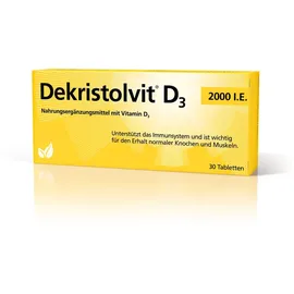 Trommsdorff DEKRISTOLVIT D3 2.000 I.E. Tabletten 30 St